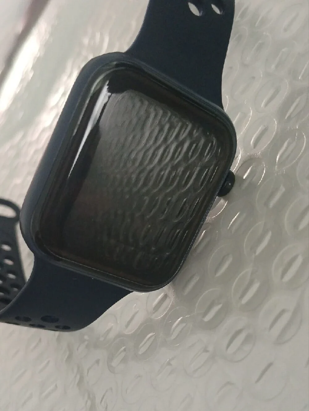 Smart Fitness Watch with Navy Sport Band